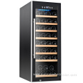 Black Wine Refrigerator Glass Door Wine Fridge